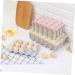Mikikit Fridge Egg Holder 2pcs Egg Container Egg Holder for Fridge Eggs Deviled Egg Plates Refrigerator Egg Holder Thicken - Buy Online on SooperMarket.com