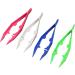 Craft Tweezers 20 Pack - Durable Safe Plastic Tweezers for Kids & Adults | Ideal for Hobbies & Manual Training - International Shipping Available - Buy Online on SooperMarket.com