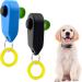Dog Training Clickers Finger Loop 2 PCS Reinforces Positive Behaviour Train Clicker Aid Tool Professional Effective Trainer Tools Comfortable Grip Suitable for Dogs Puppies Cats Pets Black and Blue - Buy Online on SooperMarket.com