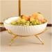 Kitchen Countertop Fruit Rack Fruit Basket Ceramic Fruit Bowl Modern Fruit Basket for Fruit Vegetables Breads Snacks Practical Fruit Holder Storage for Kitchen Counter Fruit Trays for Party (Color