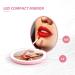 HEYISSU LED Compact Mirror 10X Magnifying Travel Makeup Mirror with Light - Pink 3.5 inch Pocket Purse Handbag Mirror - Buy Online on SooperMarket.com