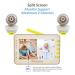 Moonybaby Split 55 Baby Monitor with 2 Cameras - 4.3 Split Screen Video Monitor with Pan Tilt, Night Vision, Temperature, 2 Way Talk Back, Long Range - Buy Online on SooperMarket.com