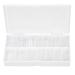 Clear Long Fake Nails Ultra Thin ABS Material DIY Full Cover False Artificial Nail with Multiple Sizes Suitable for Acrylic Dip Powder Gel Nail Polish for Halloween Christmas