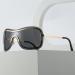 Sport Sunglasses | Women Sunglasses UV Protection Cycling Driving Fishing Sun Glasses Portable Wrap Around Cycling Puchen Gold Frame Full Gray Film - Buy Online on SooperMarket.com