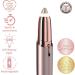 Rechargeable Electric Eyebrow Hair Remover for Women - Painless Hair Removal Razor with 2 Replacement Heads - Buy Online on SooperMarket.com