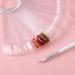 200pcs Clear Nail Swatches Sticks with Practice Finger Clipper and Nail Art Brush - Buy Online on SooperMarket.com
