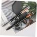 Hemoton 2pcs Spiral Rod Mascara Brush Cosmetics Brush Makeup Tool Brush for Makeup 14.2X1.2cm Black - Buy Online on SooperMarket.com