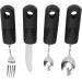 Weighted Silverware Dishware Knife Aggravated Utensil for Diet Utensil Home Adaptive Spoons - Buy Online on SooperMarket.com