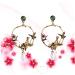 PACKOVE Circle Earrings Fashion Earrings Women Earrings Flower Earrings Vintage Accessories - Buy Online on SooperMarket.com