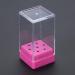 Manicure Tool Organizer Displayer Stand with 7 Slots for Nail Drill Bit Collection (Rose Red) - Buy Online on SooperMarket.com