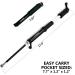 HSINMAXit Mini Bike Pump - Portable Presta and Schrader Valve Pump - 120PSI - Aluminum Alloy - Buy Online on SooperMarket.com