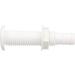Seachoice 3/4 ID Polypropylene Extra Long Thru-Hull Connector - White Finish - Buy Online on SooperMarket.com