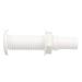 Seachoice Polypropylene Extra Long Thru-Hull Connector for 3/4 in. ID Hose, White Finish