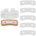 NOLITOY Essenial Oil Blank Nasal Inhale-r Tubes Empty Personal Nasal Aromatherapys Inhale-r Tubes with 5 Cotton Pads