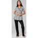 HAPPY MAMA Women's Maternity Nursing 3pcs Nightwear Set - Black Hearts & Black - Buy Online on SooperMarket.com