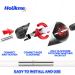 Holikme 60 Feet Dryer Vent Cleaner Kit | Lint Remover Brush & Drill Attachment - Flexible Extends to 60ft 2 Synthetic Brush Heads - Ideal for Home Use - Buy Online on SooperMarket.com