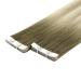 Youngsee Ombre Tape-In Extensions | Real Hair 55cm Dark Brown to Blonde 5 Pcs - Virgin Smooth Weft #4/7/80 - Buy Online on SooperMarket.com
