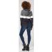 Happy Mama Women's Nursing Hoodie Breastfeeding Maternity - 503p 8 Graphite Melange/White/Grey - Buy Online on SooperMarket.com