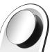 Fancii Lara Detachable 10X Magnifying Mirror  Magnetic Attachment - Compatible Vera Vanity Mirrors (not Included) - Lara (Obsidian) FC-VOMA10XB