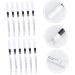 Mikinona 12pcs Eyeliner Pencil White Eyeliner Pen Liquid Eyeliner Brow Pen Water Proof Makeup Set Wooden Pole - Buy Online on SooperMarket.com