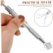 PLAFOPE 1 Set Nail Art Scratch Pen Set Nail Art Tools Manicure Tools Sponge Nail Art Pick up Tool Manicure Nail Art Tool Stainless Steel - Buy Online on SooperMarket.com
