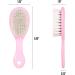 BRADYS HOUSE 3 Piece Baby Hair Brush and Comb Set - Pink for Newborns and Toddlers - Buy Online on SooperMarket.com
