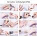 Mobray Poly Nail Gel Kit - 6 Color Extension Set with Nail Forms and Slip Solution - Professional Nail Art Starter Gifts for Women - Buy Online on SooperMarket.com