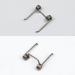 Professional Hair Clipper Accessories Repairing Parts Adjusting Lever Latch Plate Switch Button Spring Tension Cam Follower Compatible with Wahl Magic Clip 8148 8591 8504 1919 (Black) - Buy Online on SooperMarket.com
