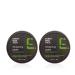 Every Man Jack Mens Hair Styling Thickening Paste - Add Extra Thickness and Texture with a Medium Hold Matte Finish and Low Shine - Non-Greasy For All Hair Types Fragrance Free - 3.4-ounce Twin Pack - 2 tins
