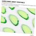 Alipis 40 Pcs Simulation Cucumber Slice Fake Vegetable Decorations Kids Artificial Lemons Lifelike Photo Props Kid Toy Greenery Decor Green Decorations Models Basket Pvc Child Food Play - Buy Online on SooperMarket.com