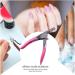 kawehiop Nail Clippers for Acrylic Nails Professional Nails Durability Beauty Supplies Manicure for Extension Repairs pink - Buy Online on SooperMarket.com