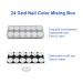 Buy Nail Art Palette - Portable Nail Color Mixing Tool with 24 Grids | Perfect for DIY Nail Designs & Art - Buy Online on SooperMarket.com