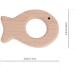Amosfun 5pcs Wooden Baby Teether Toys - Animal Shape Chewing & Grasping Toys (Khaki) - Buy Online on SooperMarket.com