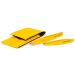 Professional Stainless Steel Yellow Tweezers Set with Case and Ebook - Surgical Grade for Precision Eyebrow Plucking, Ingrown Hair, Nose Hair, and Splinters - Buy Online on SooperMarket.com