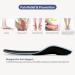 3ANGNI Orthotic Arch Support Insoles for Plantar Fasciitis and Flat Feet - Men and Women Orthopedic Shoe Inserts for Metatarsalgia and Overpronation - UK-8-270MM 107a-black - Buy Online on SooperMarket.com