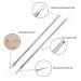 9PCS Blackhead Remover Comedone Extractor Kit with Tweezers and Free Eyebrow Brush - Buy Online on SooperMarket.com