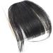 Hair Clip in Bangs Wispy Human Hair Bangs Hairpieces for Women Fringe Neat Faker Bangs with Temples Hairpieces for Party and Daily Wear(Air Bangs Natural Black) Air Bangs Natural black - Buy Online on SooperMarket.com