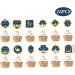 Eid Mubarak Cupcake Topper 24PCS Ramadan Cake Toppers Islamic Muslim Party Decorations for Wedding Home Kitchen - Buy Online on SooperMarket.com