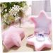 Cabilock 2pcs Box Engagement Jewelry Case Ring Storage Case Earring Gift Holder Ring Holder Earrings 6.4X4CM Pink - Buy Online on SooperMarket.com