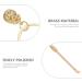 Vintage Brass Ear Spoons Set | Earwax Removal Tools | Healeved 4Pcs | Keychain Gift for Men Women - Buy Online on SooperMarket.com