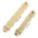 KALLORY Womens Hair Bun Maker 2pcs - French Hair Clip Styling Accessory - Beige Donut Chignon Curler - Buy Online on SooperMarket.com