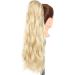 Prinfantasy Long Wavy Ponytail Extension 24 Inch | Soft Synthetic Hairpiece for Women MW138 - Buy Online on SooperMarket.com