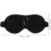 Black Soft Polyester Magnet Blindfold for Comfortable Home Use - Adjustable Size - Buy Online on SooperMarket.com