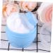 KOMBIUDA Travel Toddler for Mom Sponge Baby After Dusting Plastic Bath Container with Body Care Portable Powder Use Empty Puff Blue Cosmetic White Talcum Newborn Home Infant Face Case 2pcs 1 count (Pack of 1) - Buy Online on SooperMarket.com
