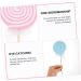 Warmhm 4 Pcs Lollipop Cosplay Party Supplies Fairy Accessories Wedding Favors Toy for Kids Princess Fairy Wand Girl Fairy Wand Cake Pop Ornament Wooden Toys Plush Toy Wool Felt Bouquet - Buy Online on SooperMarket.com