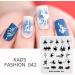 Buy Chinese Style Geometry Ballet Swan Nail Art Stencils - Manicure Design Templates for Perfect Prints - Buy Online on SooperMarket.com