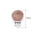 Sutoyuen 10Pcs 30mm (1.18) Natural Wood Pacifier Holder Round Beech Metal Teether Wooden Teething Beads Suspender Clips DIY Pacifier Accessories - Buy Online on SooperMarket.com