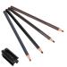 Professional Waterproof Microblading Eyebrow Pencil Set - 4 Pieces for Perfect Make-Up | 2 Brown 1 Gray 1 Black | Ideal for Delicate Beauty Looks - Buy Online on SooperMarket.com