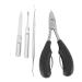 4 Pieces Nail Clippers Nail Clippers for Thick Ingrown Nails for Men and Elderly Pedicure Nail Clipper