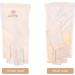Exceart UV Nail Lamp Gloves - Cotton Finger Gloves for Women Manicure | UV Protection Hand Gloves in Flesh Color - Buy Online on SooperMarket.com
